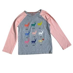 Mini Boden Christmas long sleeve tee
